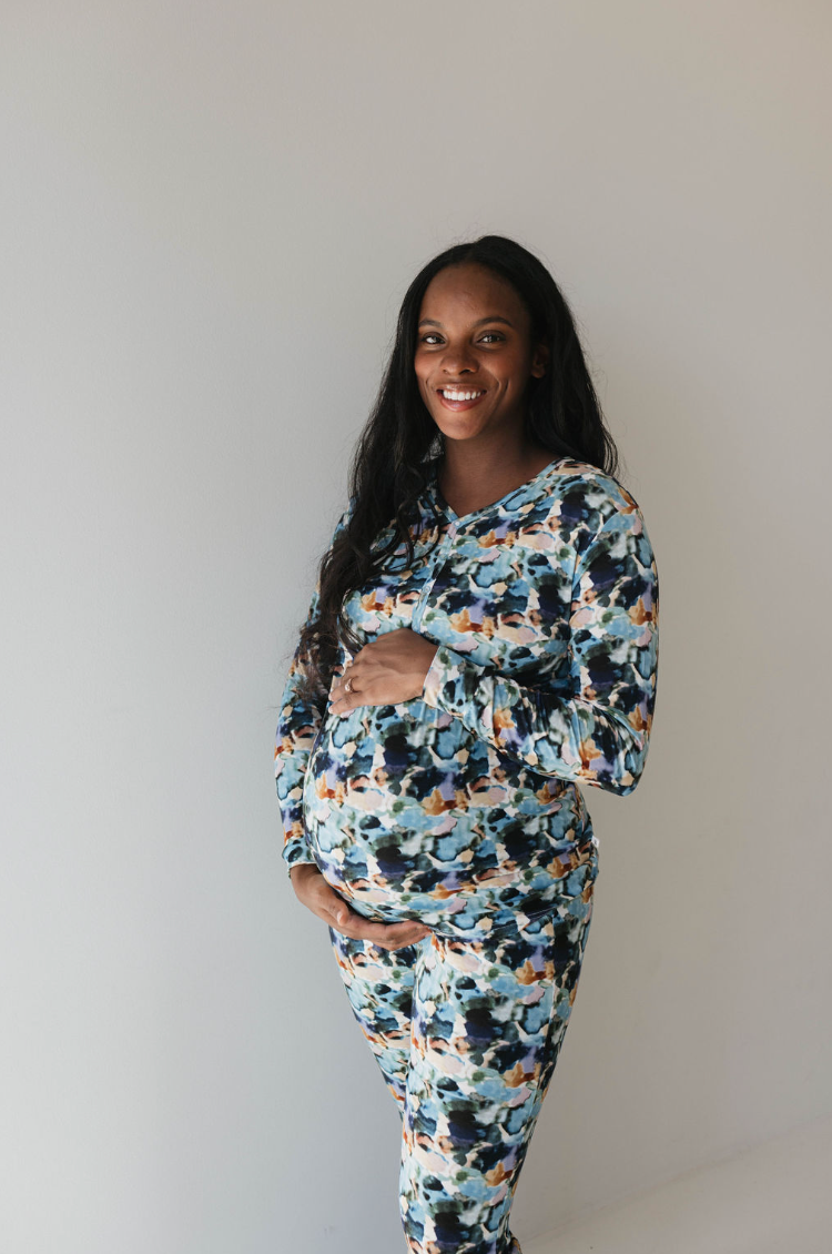 Women's Long Sleeve Bamboo Pajama | Charli Print
