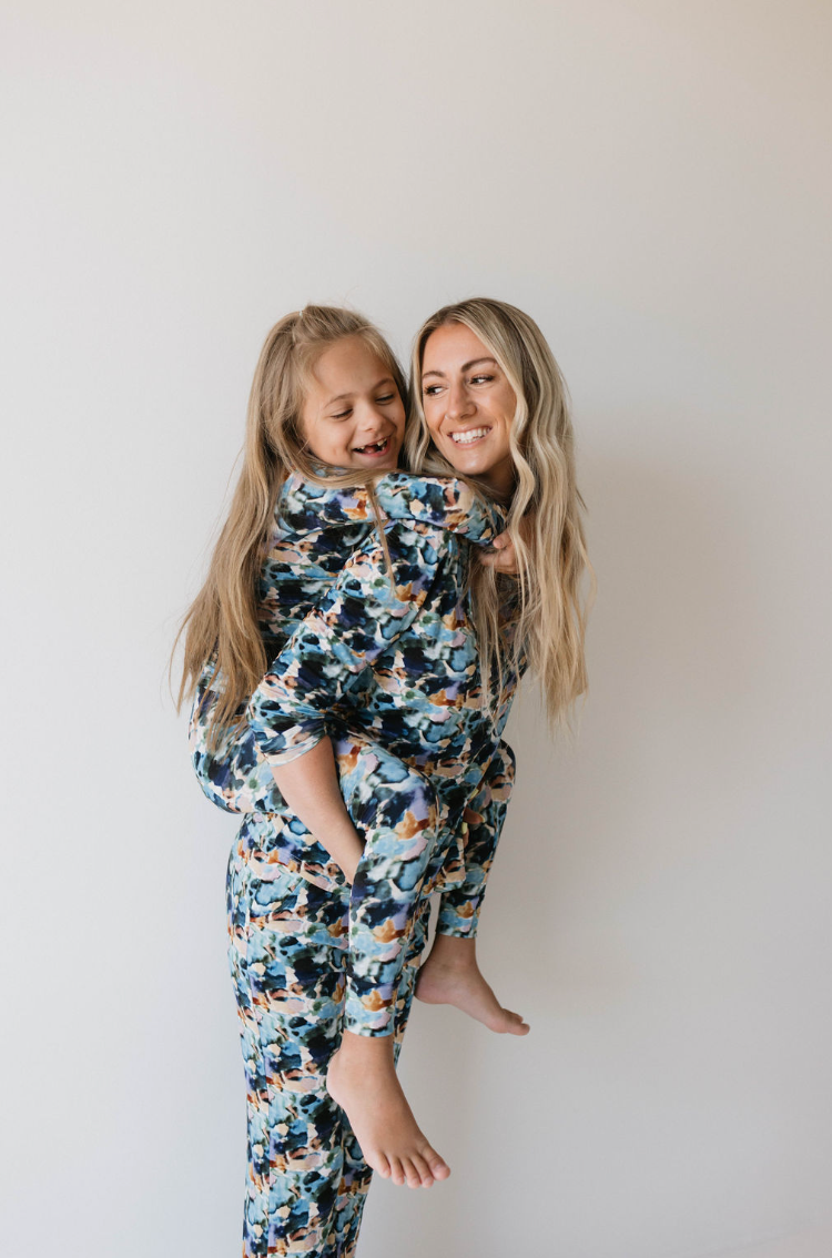Women's Long Sleeve Bamboo Pajama | Charli Print