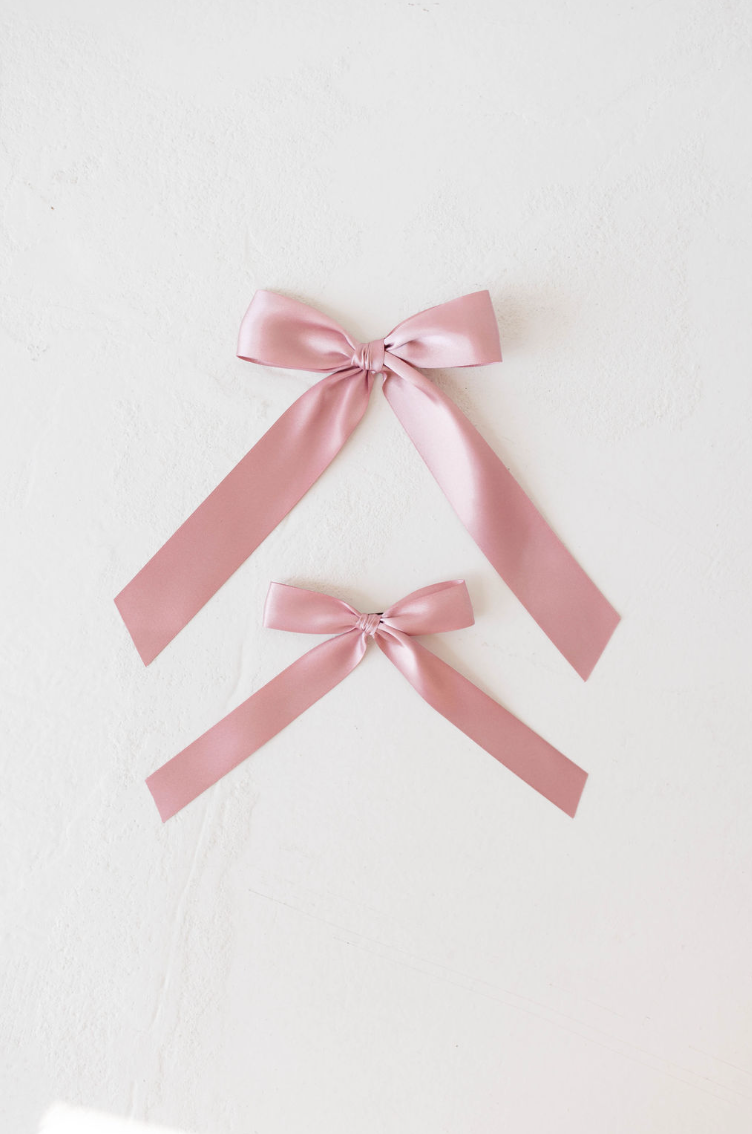Hair Bow Clip | Satin