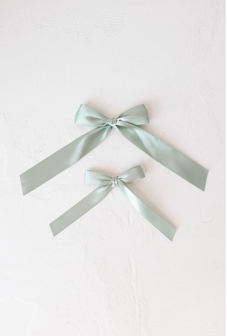 Hair Bow Clip | Satin