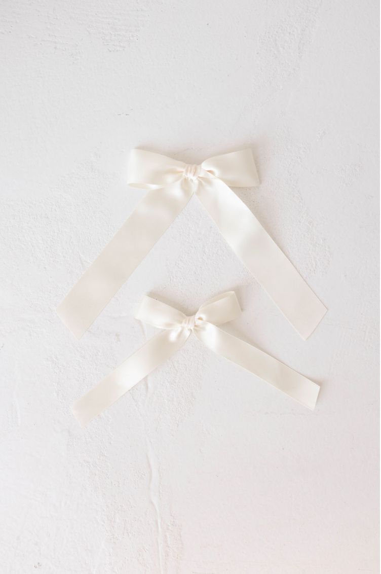 Hair Bow Clip | Satin