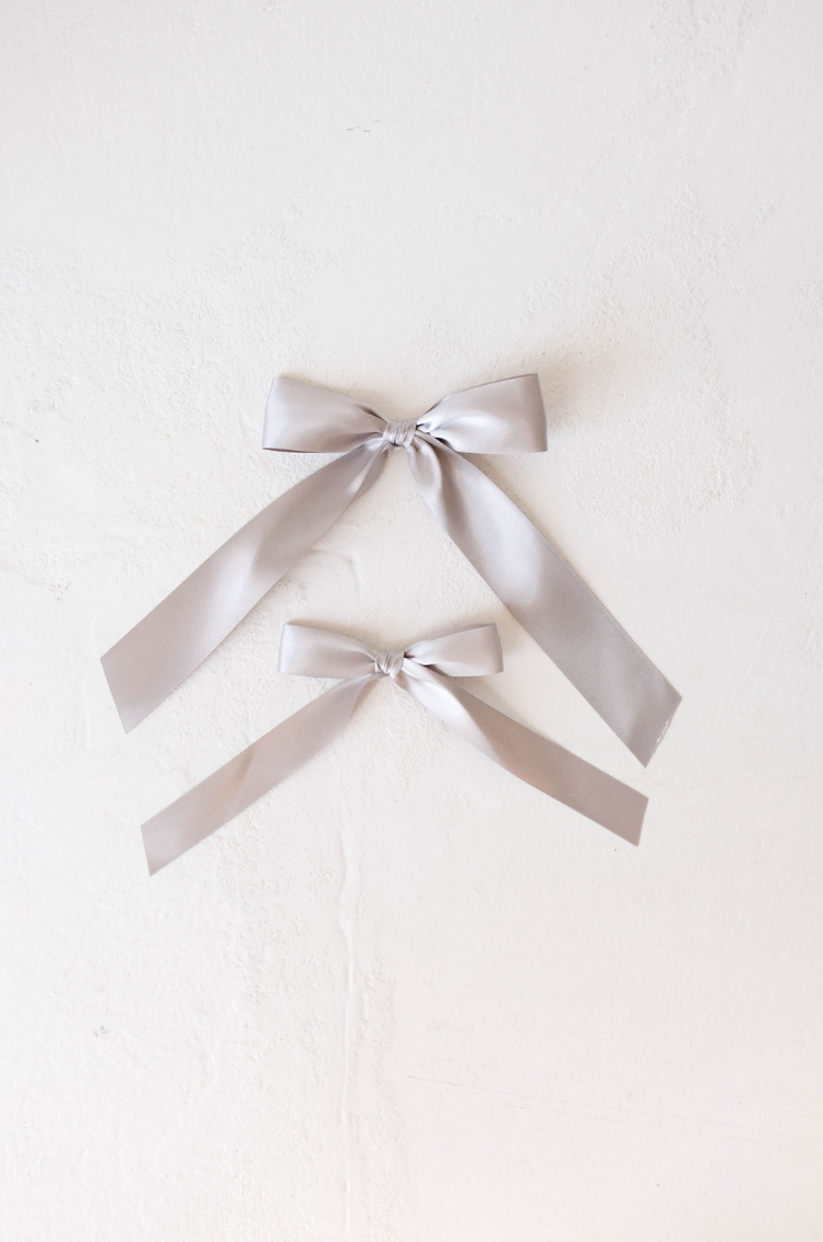 Hair Bow Clip | Satin