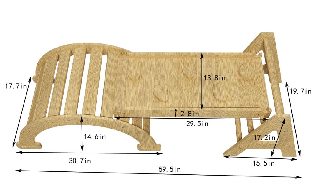 Maple | Beginner Pikler Triangle & Rocker