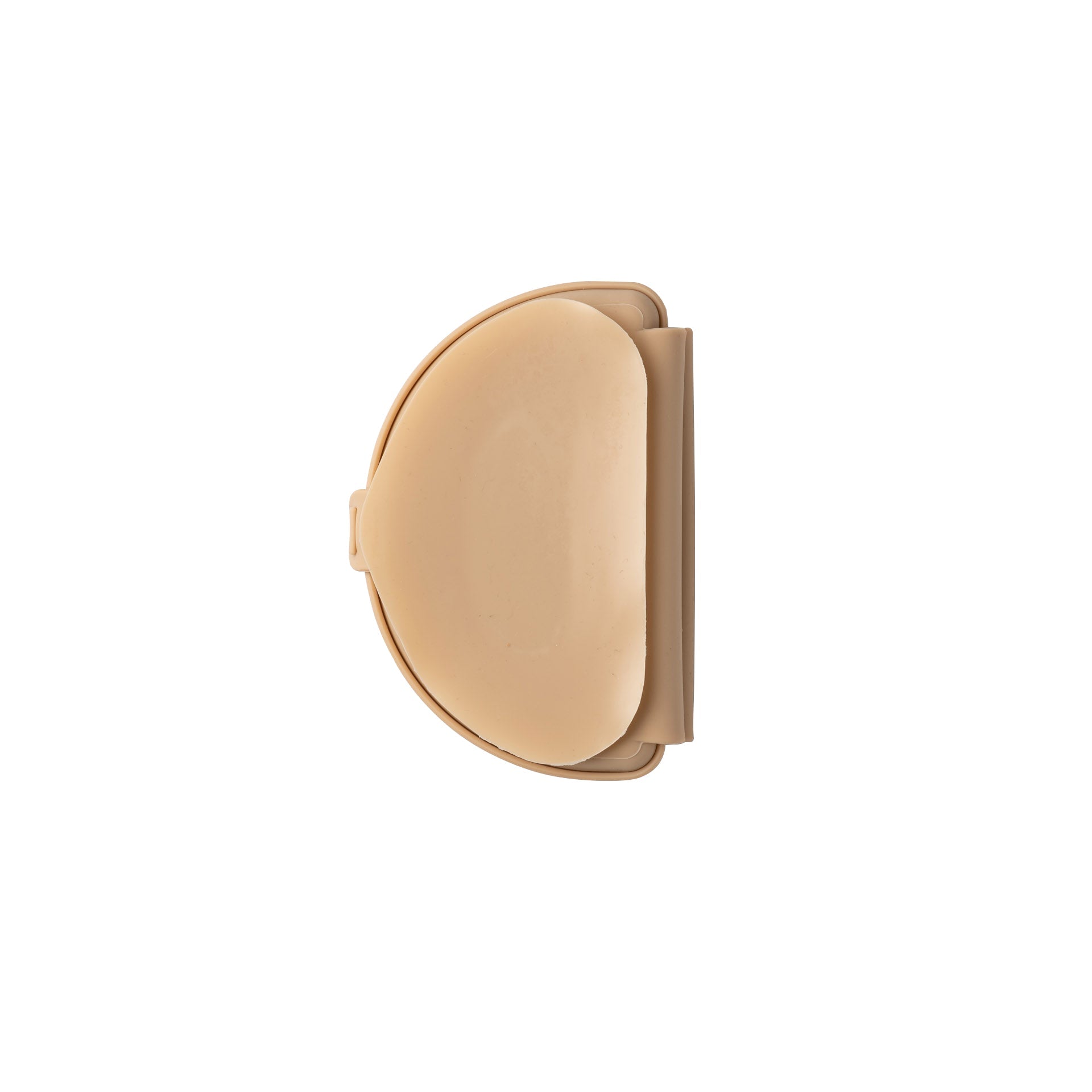 Silifold: Compact Children's Portable Plate - Almond Butter