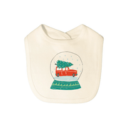 graphic bib | snow globe
