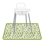 Desert Cactus Splash Mat - A Waterproof Catch-All for Highchair Spills and More!