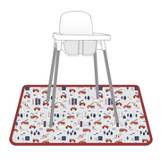 Be Brave - Firefighter Splash Mat - A Waterproof Catch-All for Highchair Spills and More!