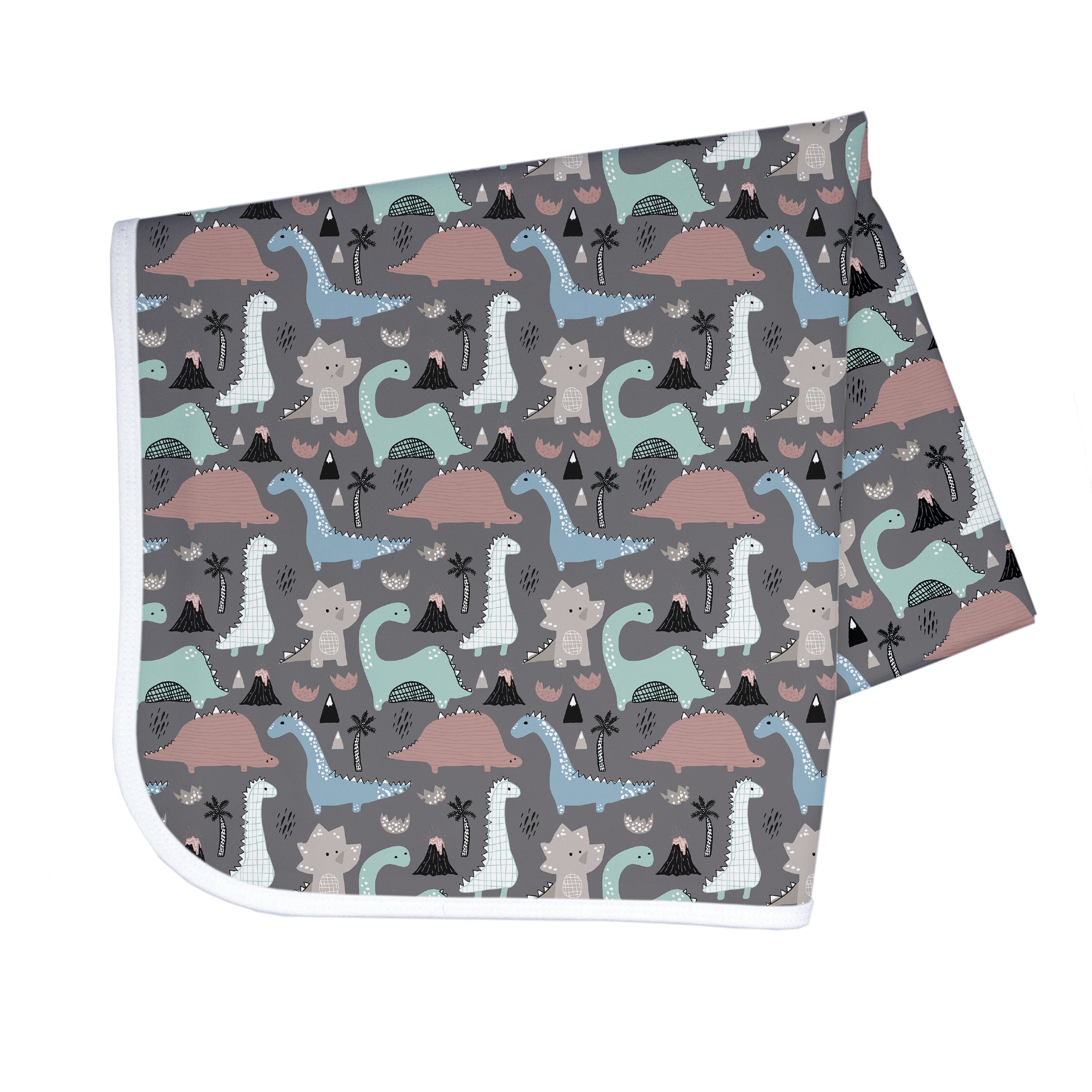 Dinosaur Drawing Splash Mat - A Waterproof Catch-All for Highchair Spills and More!