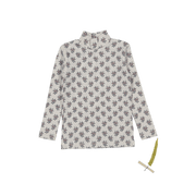 The Printed Tutleneck - Vintage Rose