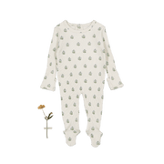 The Printed Romper - Zara Blue