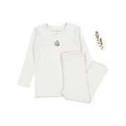 The Printed Set - Zara Embroider Blue