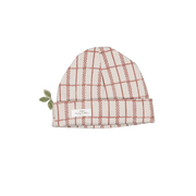 The Printed Hat - Mauve Check