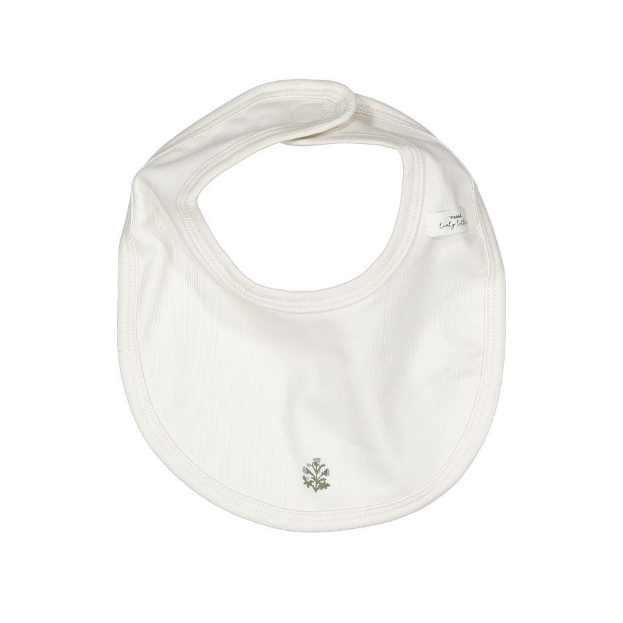 The Printed Bib - Zara Embroider Blue