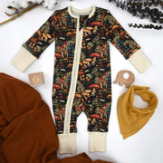 Organic Cotton Baby Pajamas 2-Way Zip Front Zipper Sleeper, Yarrow