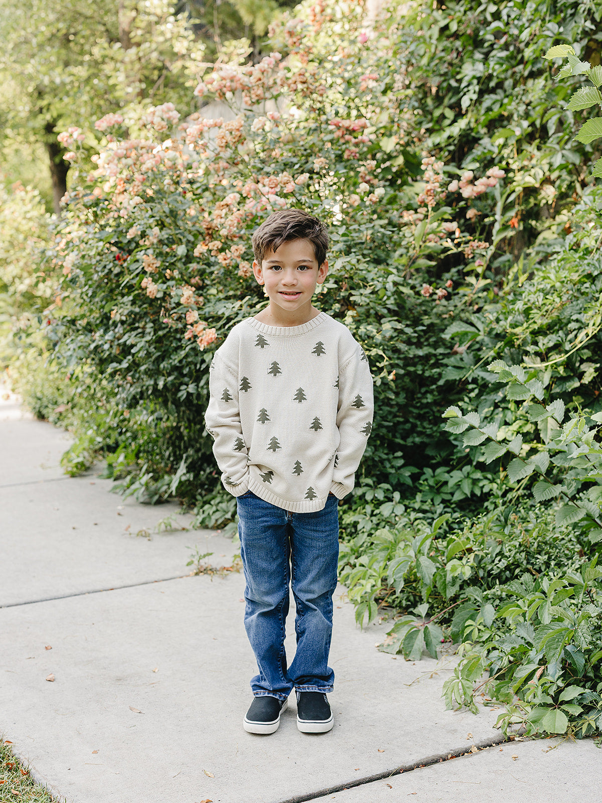 Pine Tree Knit Sweater