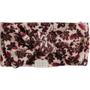 Antique Floral Ribbed Bamboo Head Wrap