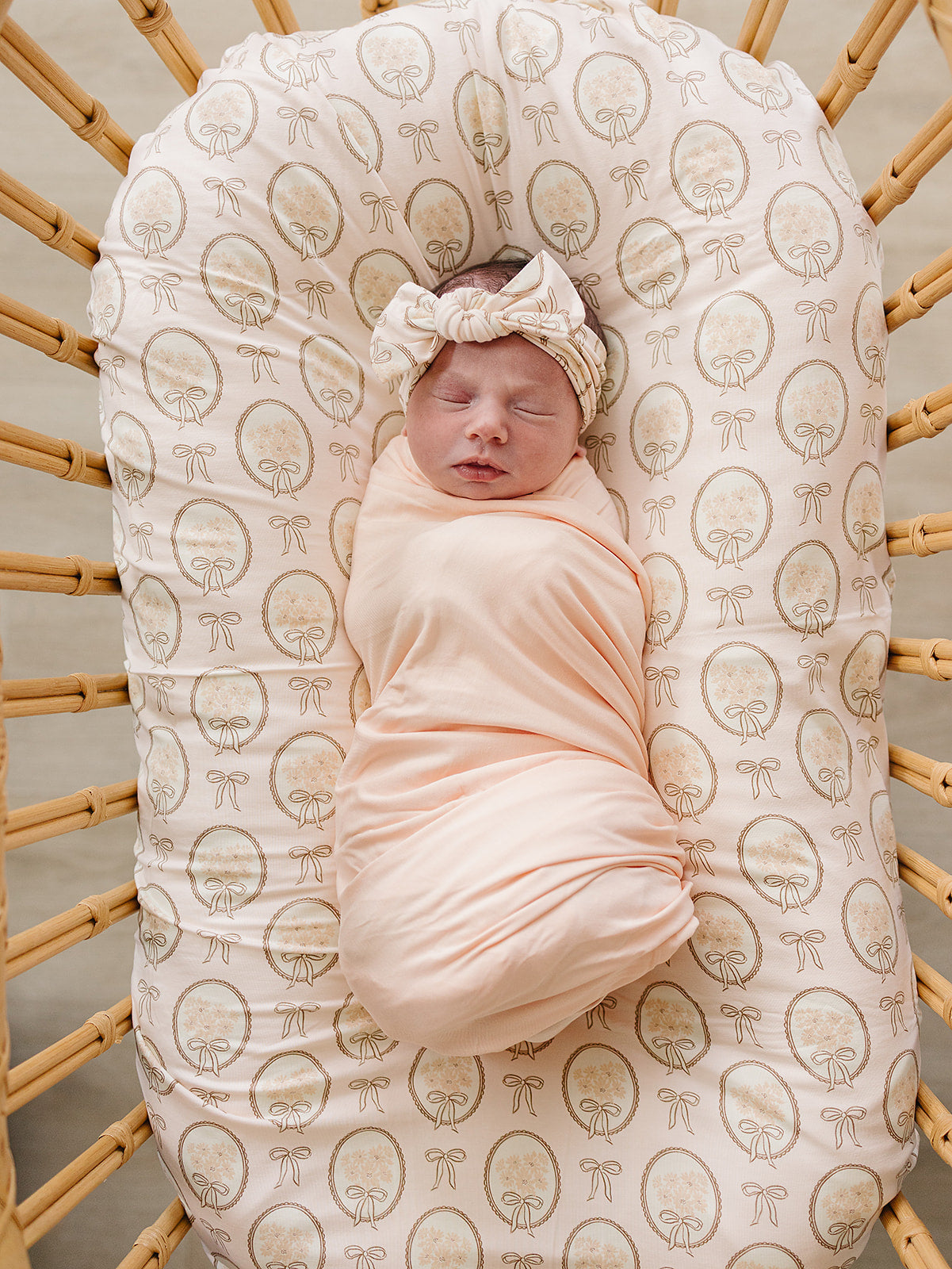 Vintage Bouquet Bamboo Stretch Swaddle