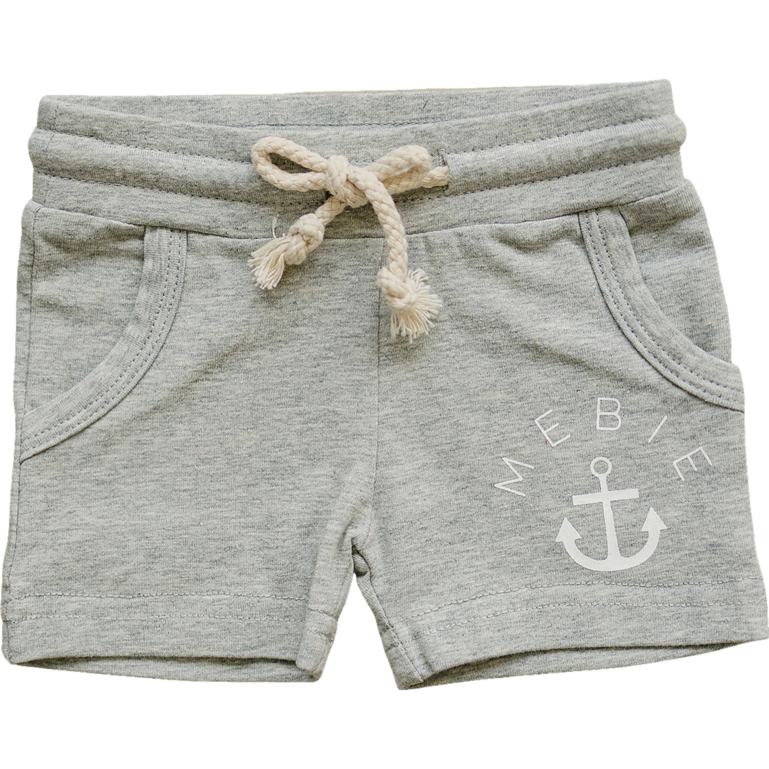 Grey Anchor Pocket Shorts
