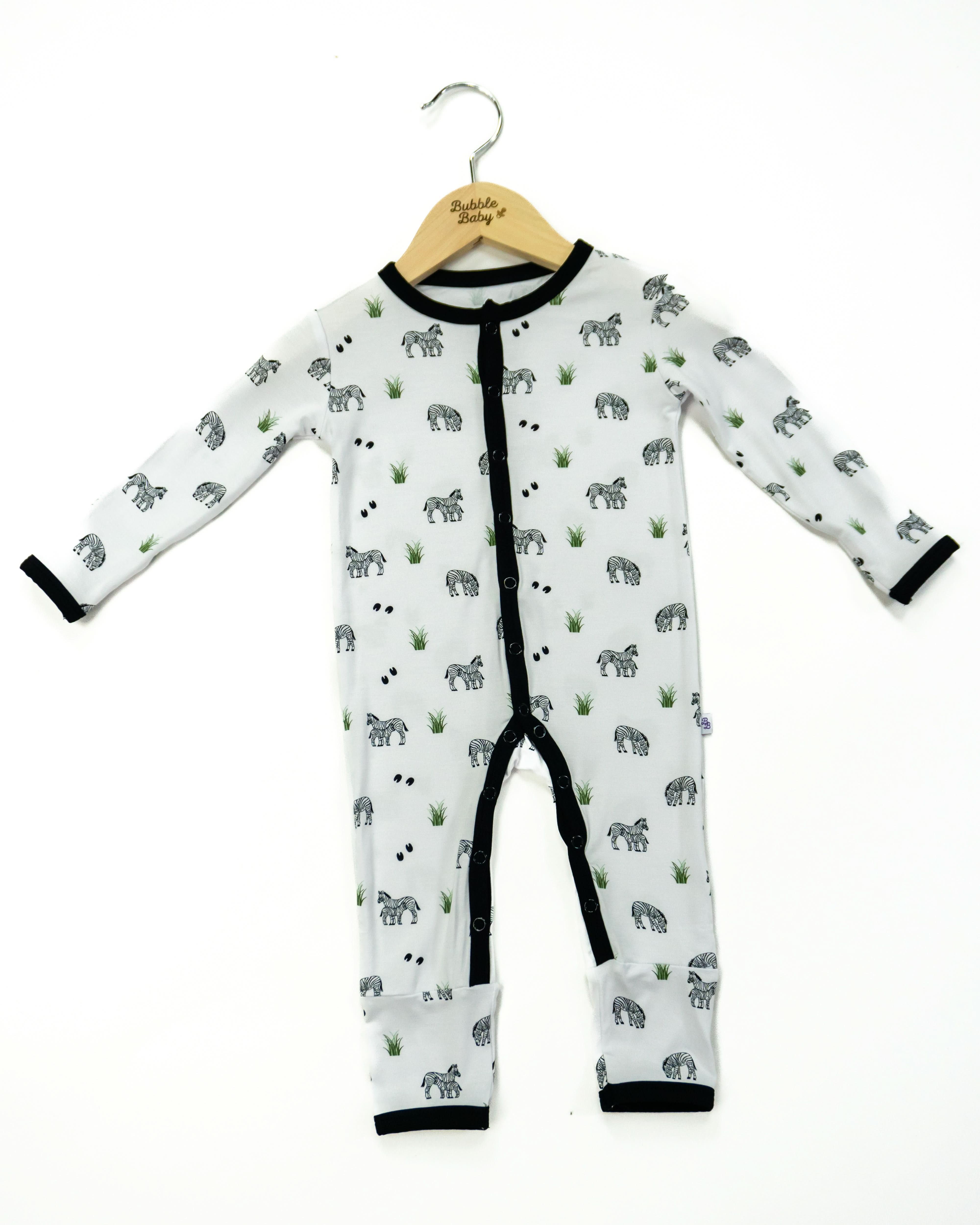 Zebra | Snap Romper