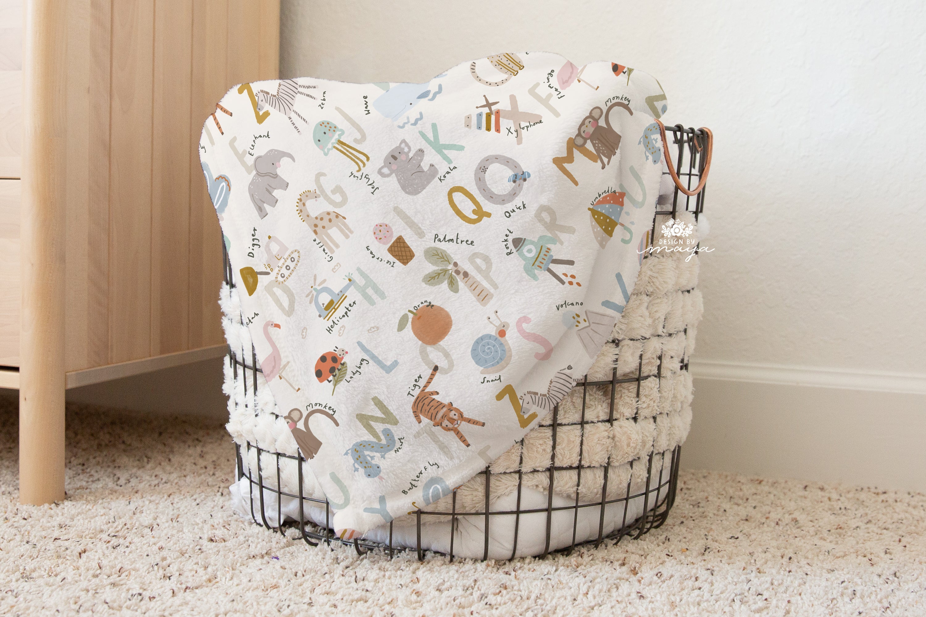 Baby Animals Ducks and Chicks - Vintage Baby Blanket