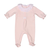 ALINE | Girls Pink Organic Cotton All-in-One
