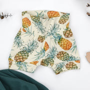 Organic Cotton High Waist Baby Shorts, Aloha