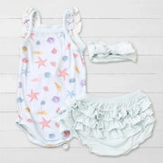 Seashell Scouts Ruffle Bloomer Set