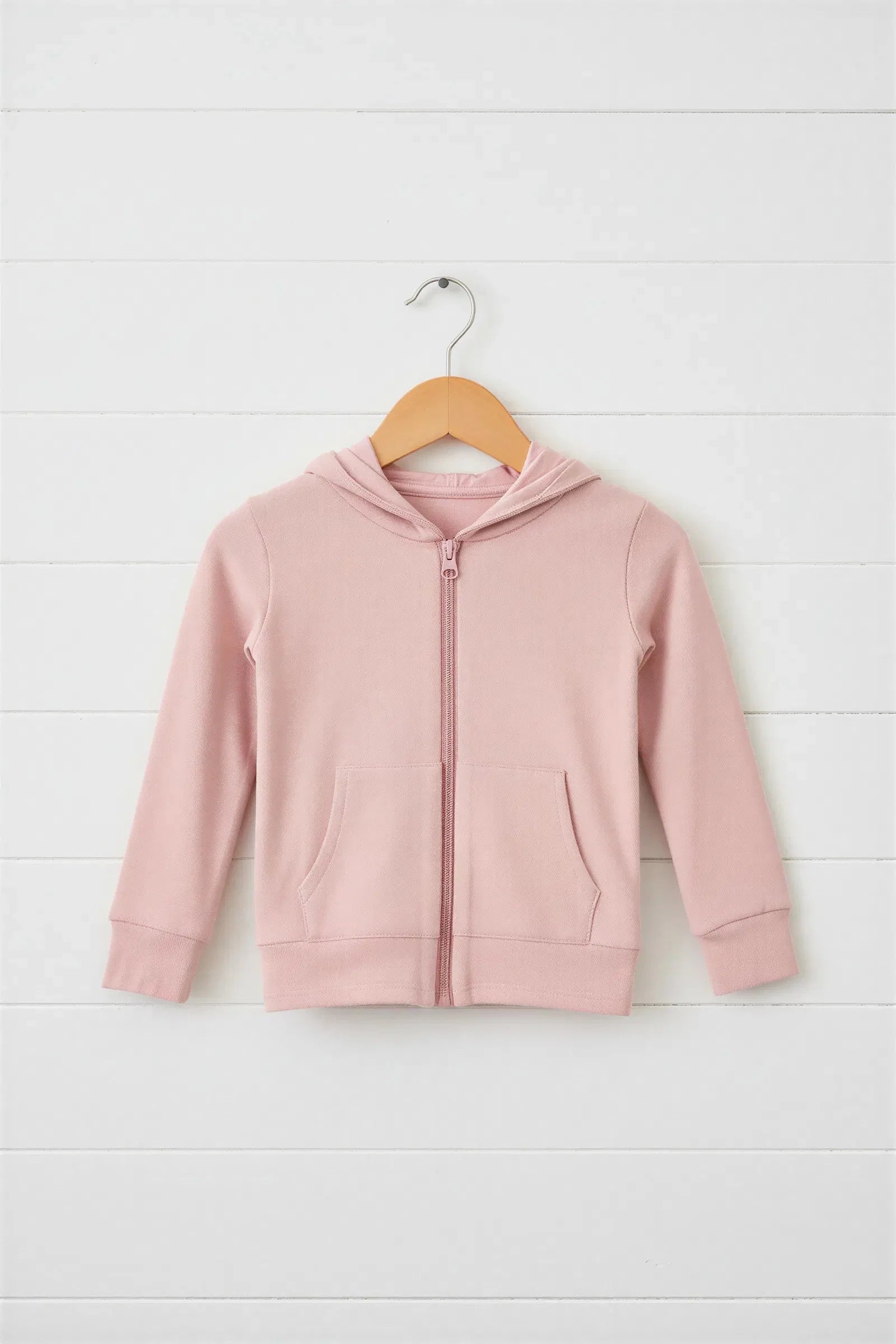 Blush Zipper Hoodie