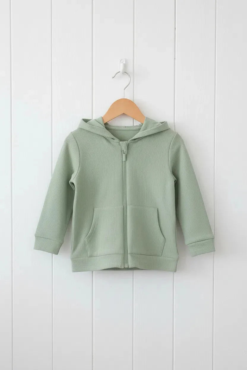Sage Zipper Hoodie