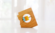 Arizona State Wooden Baby Rattle™