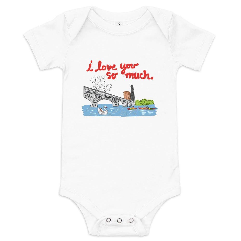Austin City I Love You So Much Baby Onesie | Organic Cotton
