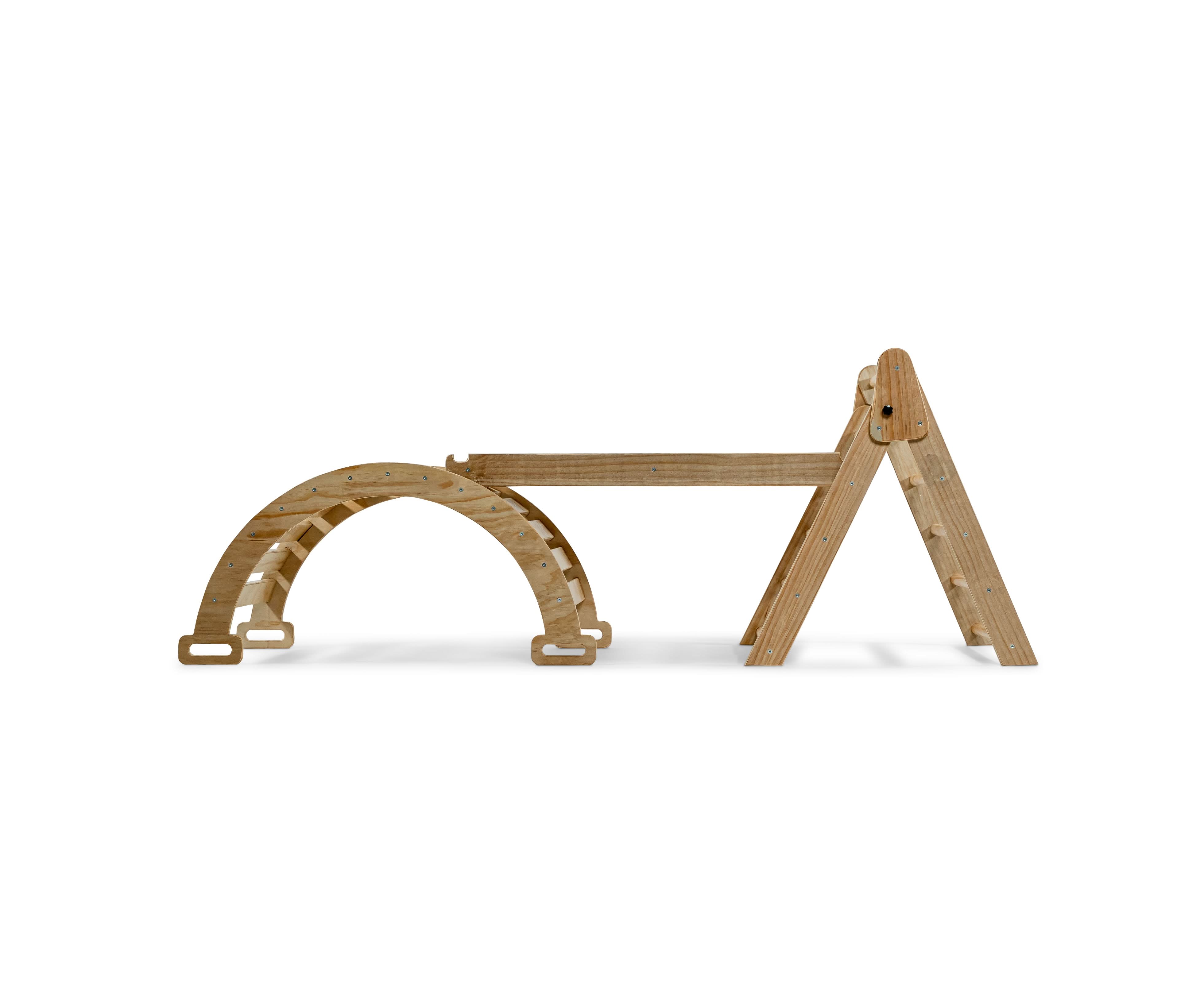 Hazel | Pikler Triangle, Slide & Rocker Set