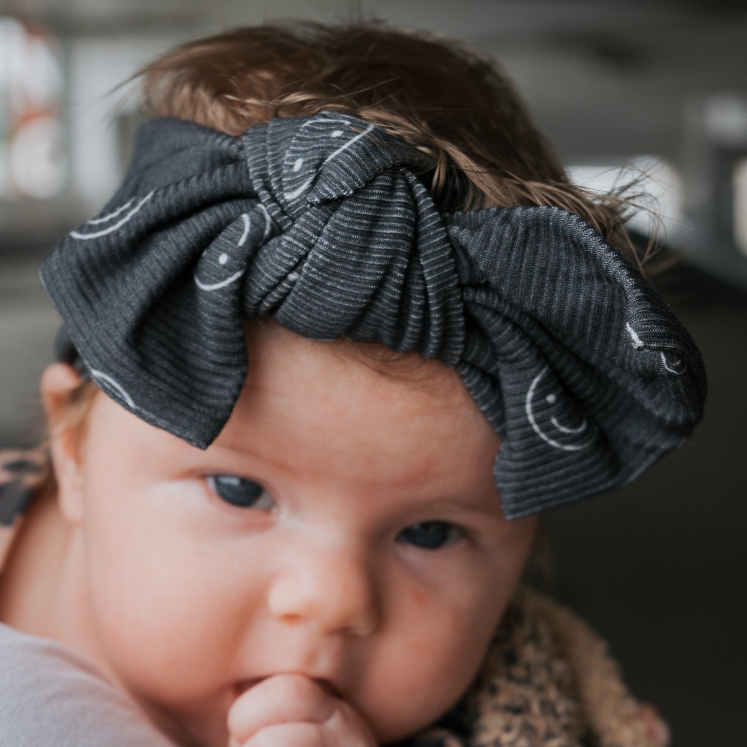 Bamboo Head Wrap | Smiley Ribbed