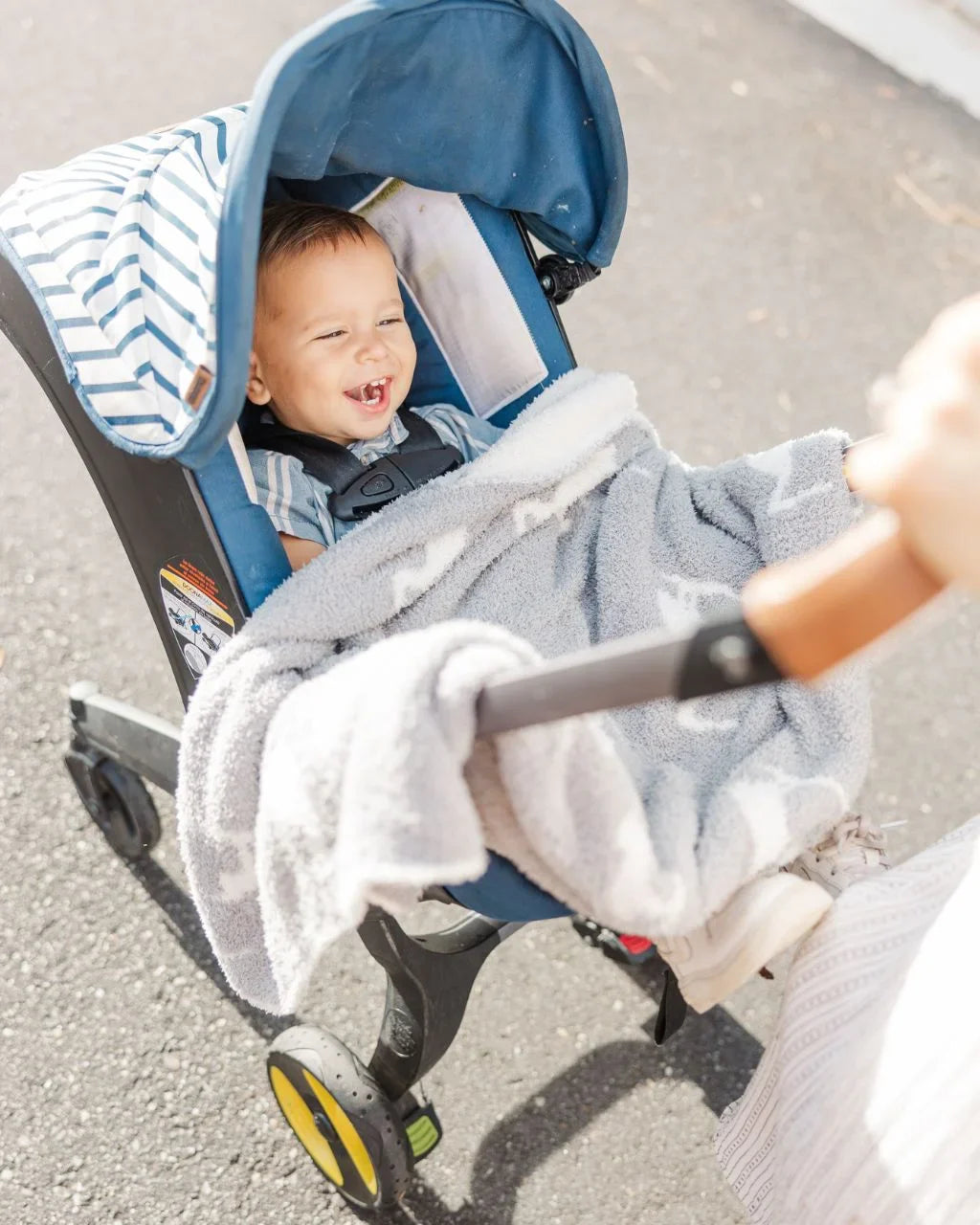 Heron Harmony Baby Blanket