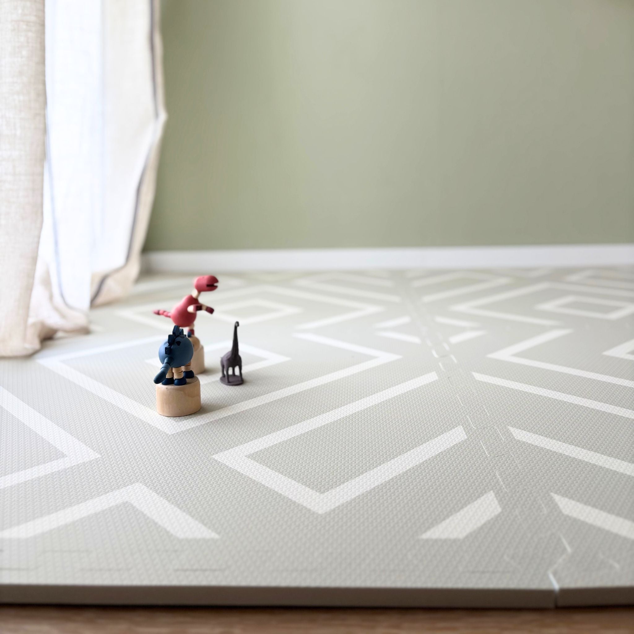 Modern Blocks - Soft Sage - Play Mat