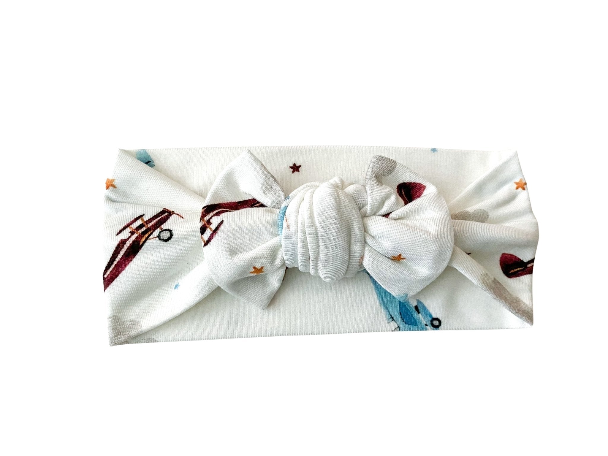 Vintage Airplane Bamboo Stretch Swaddle Blanket