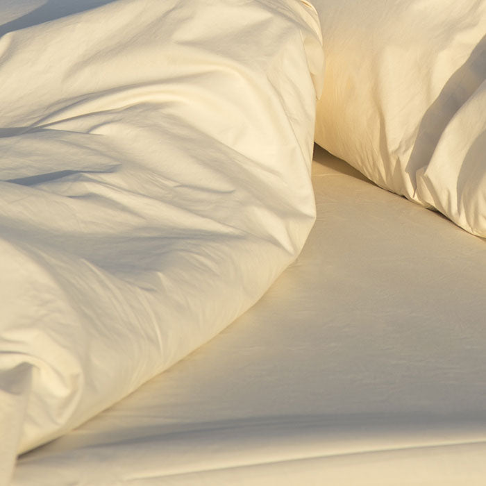 Organic Cotton Sateen Duvet Cover
