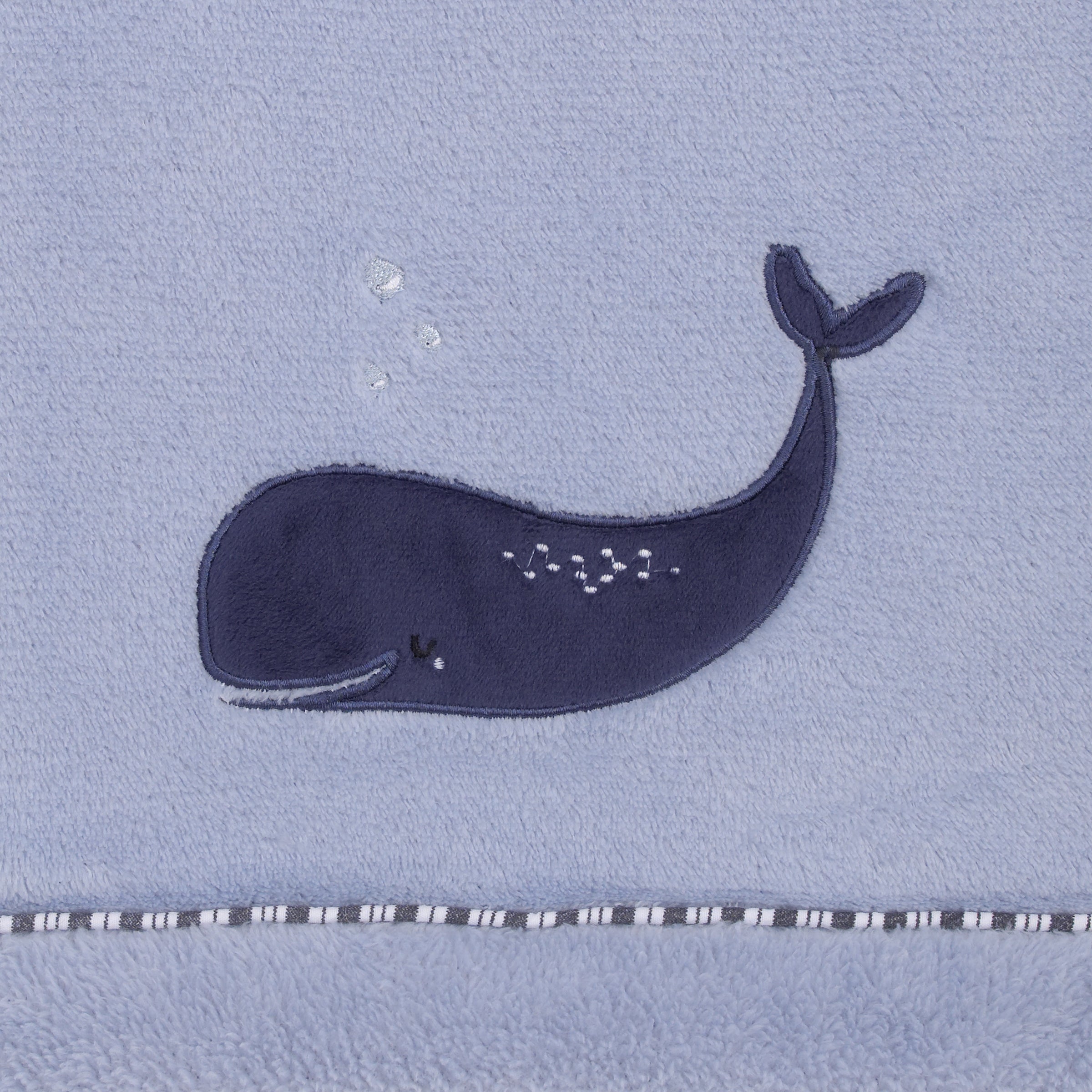Seas The Day Blue Whale Super Soft Baby Blanket