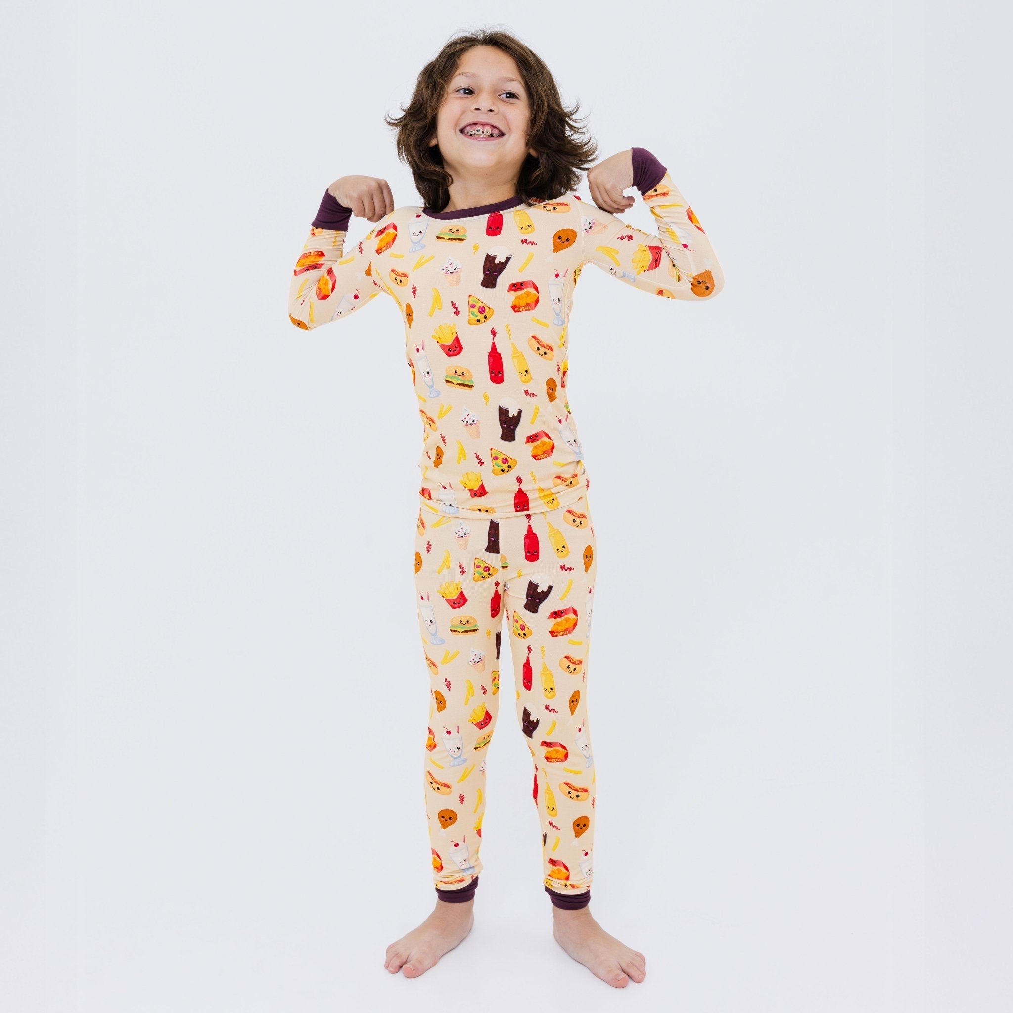 Blissful Bites Long Sleeve Pajamas