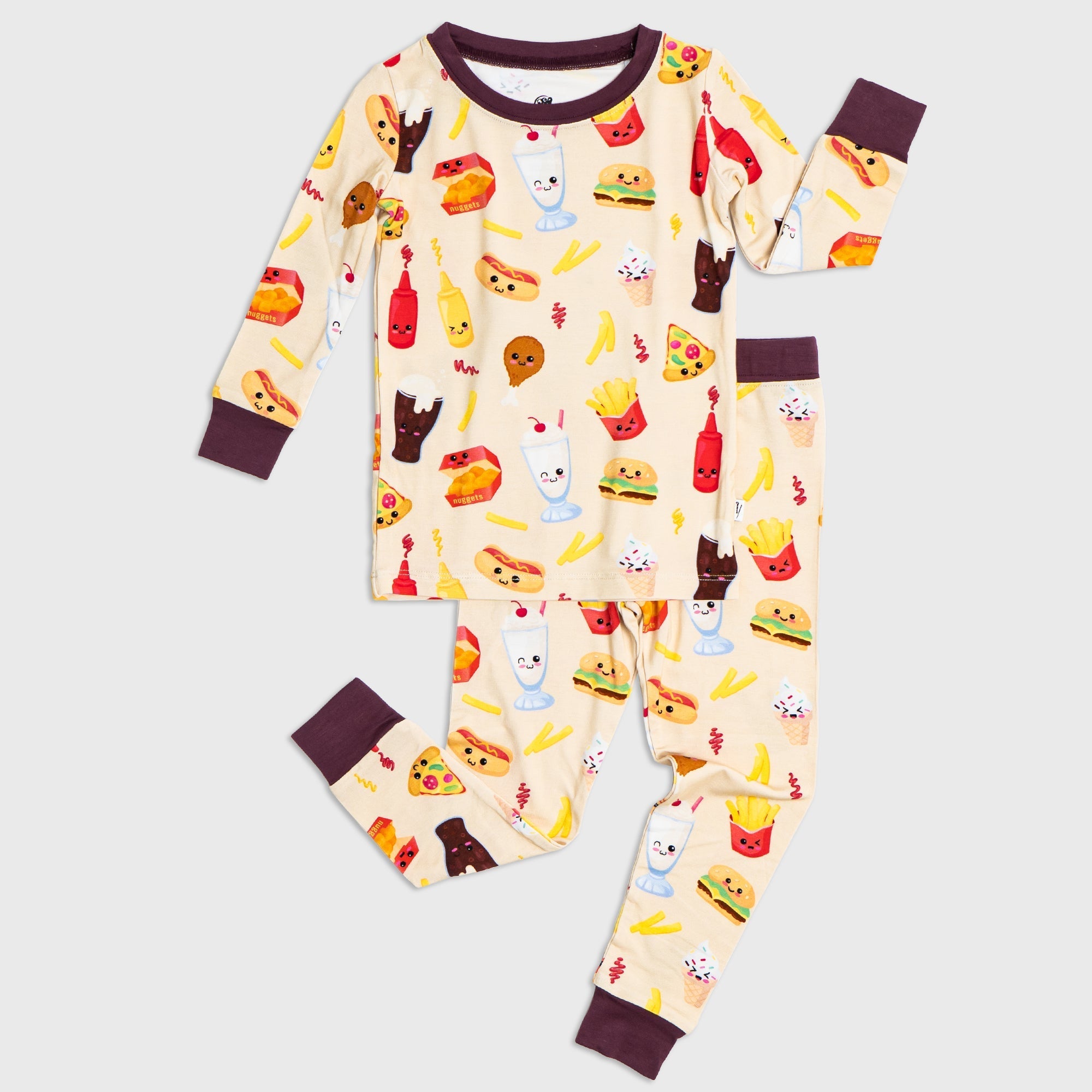 Blissful Bites Long Sleeve Pajamas