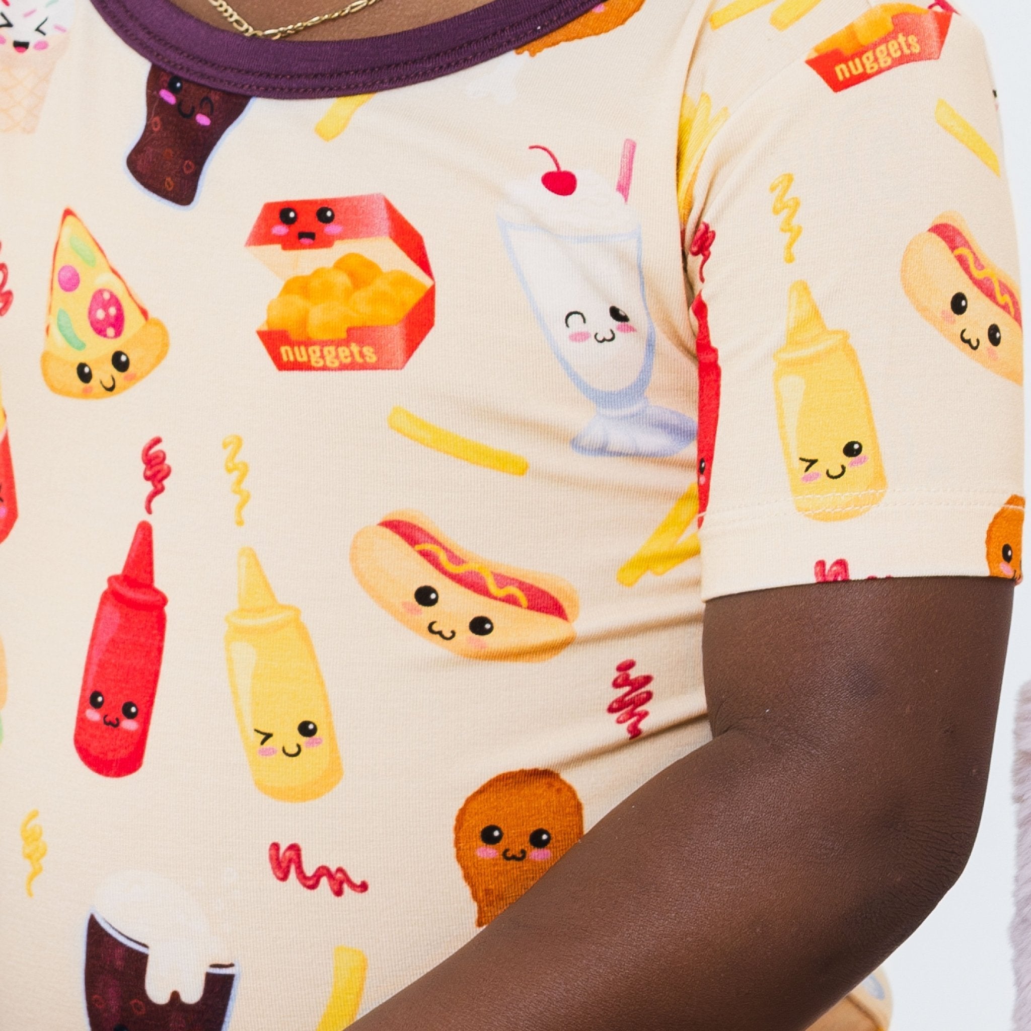 Blissful Bites Short Sleeve Pajamas