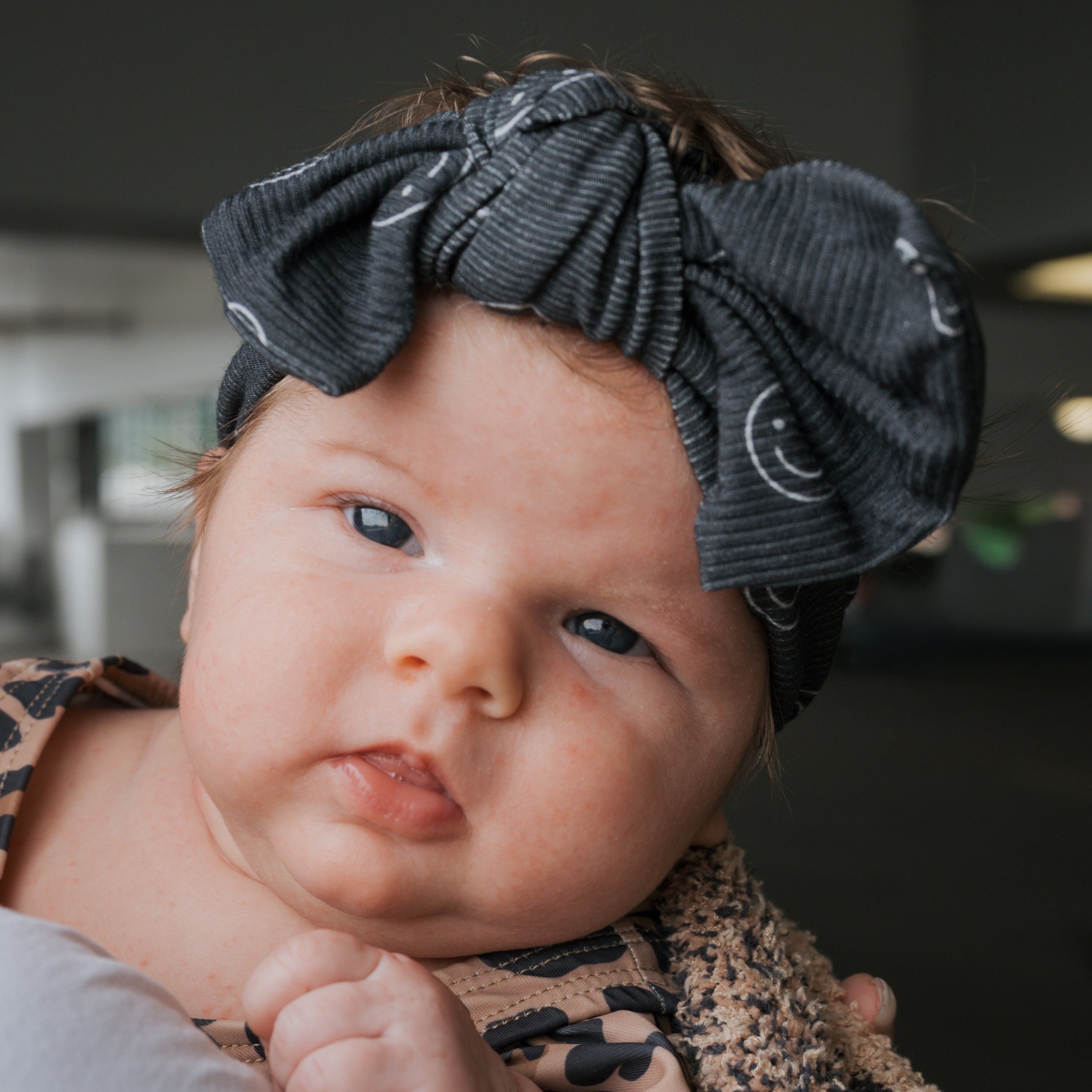 Bamboo Head Wrap | Smiley Ribbed