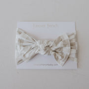 Bamboo Head Wrap | Checkerboard