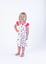 Red Panda | Toddler Flutter Dress