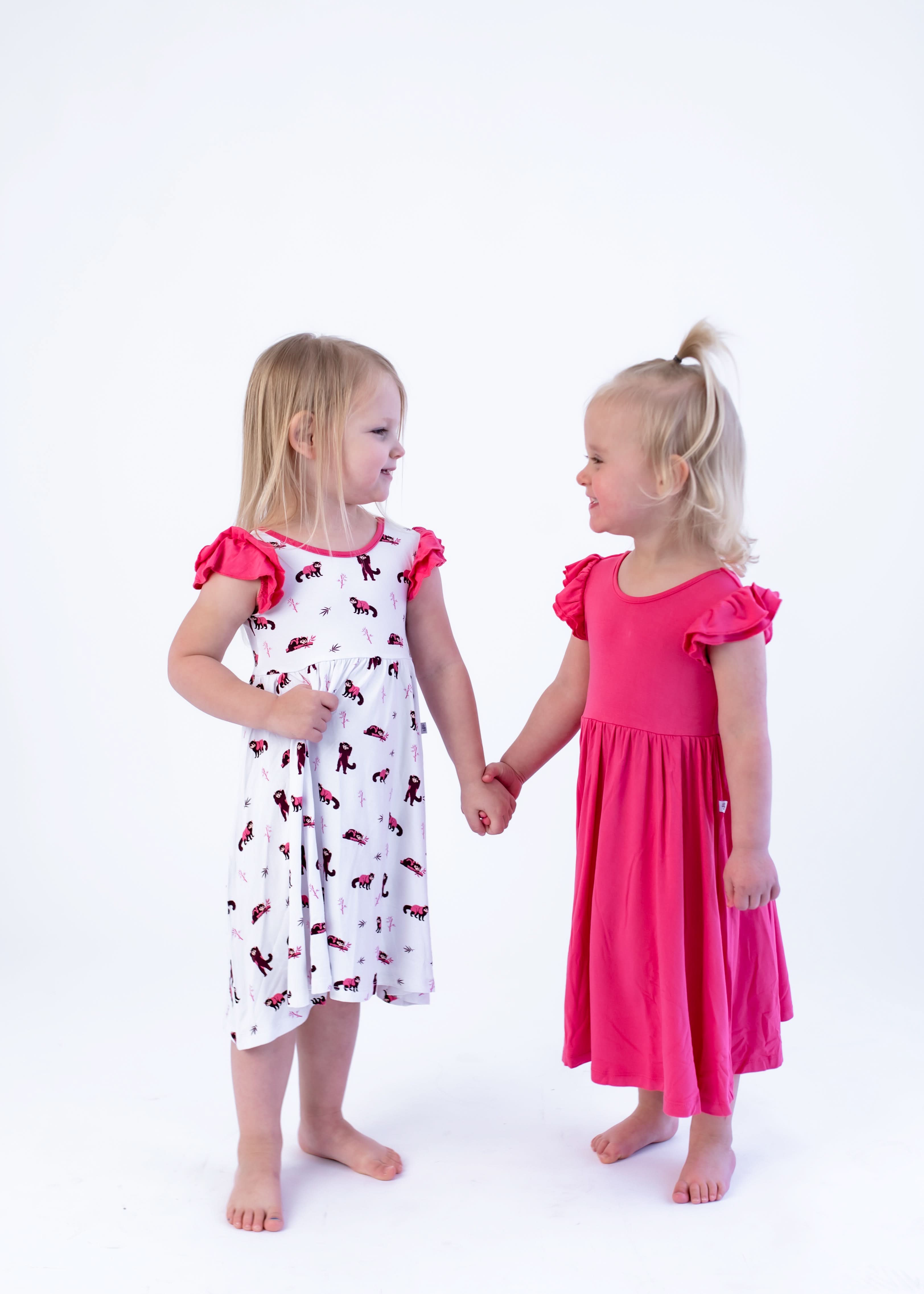 Red Panda | Toddler Flutter Dress