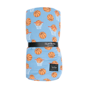 Big Kid Cloud Blanket Basketball Hoops