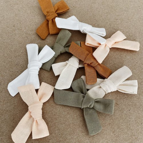 Classic Hair Bow - Honey