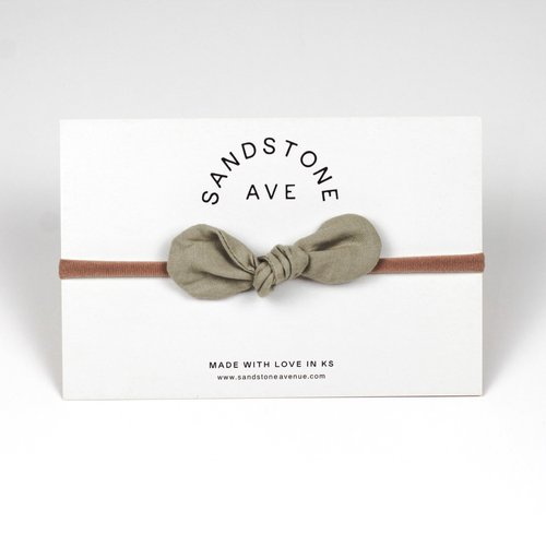 Knotted Hair Bow - Earth