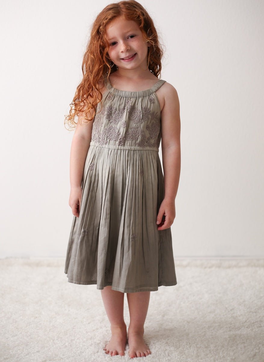 cassie dress in grey