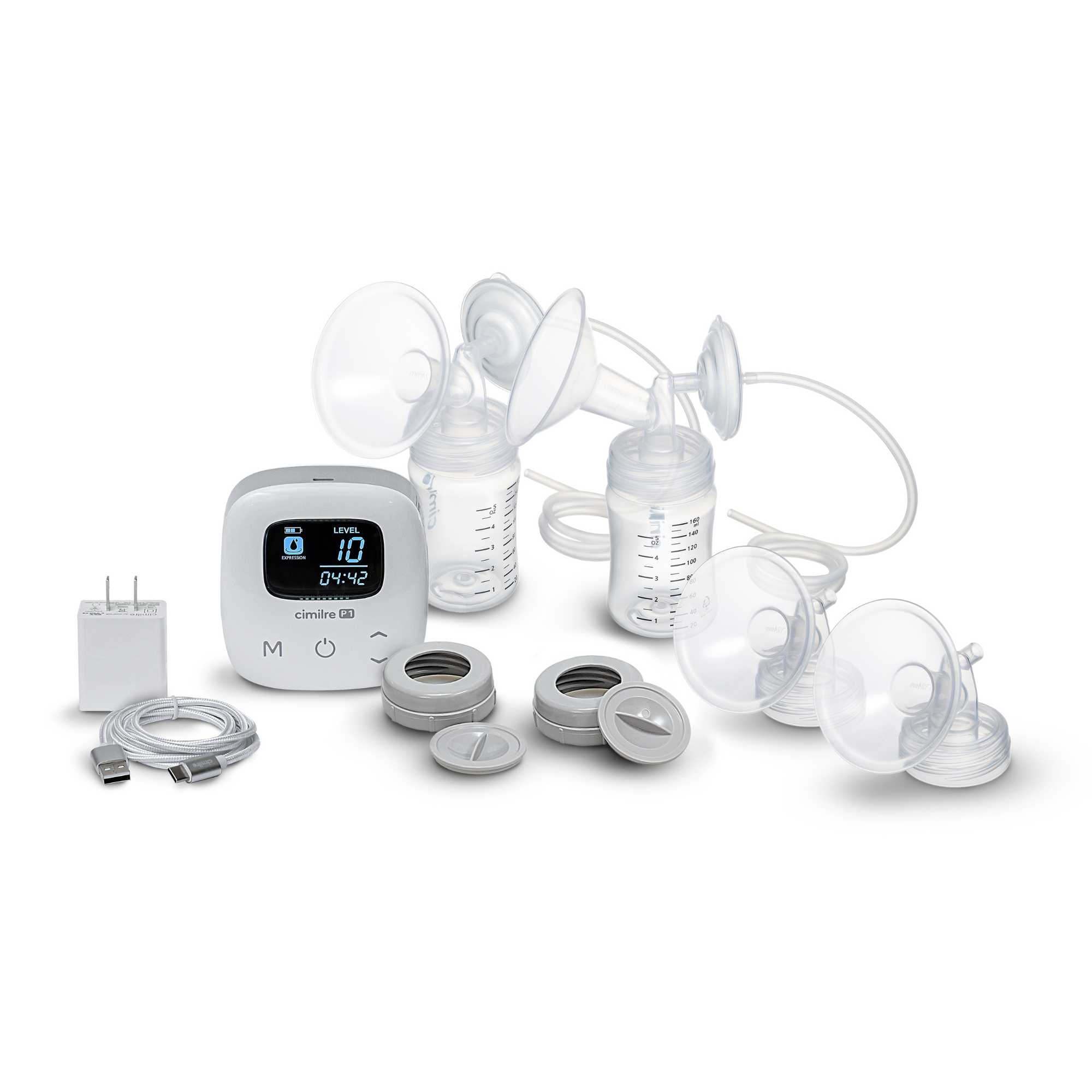 P1 Portable Double Electric and Rechargeable Breast Pump